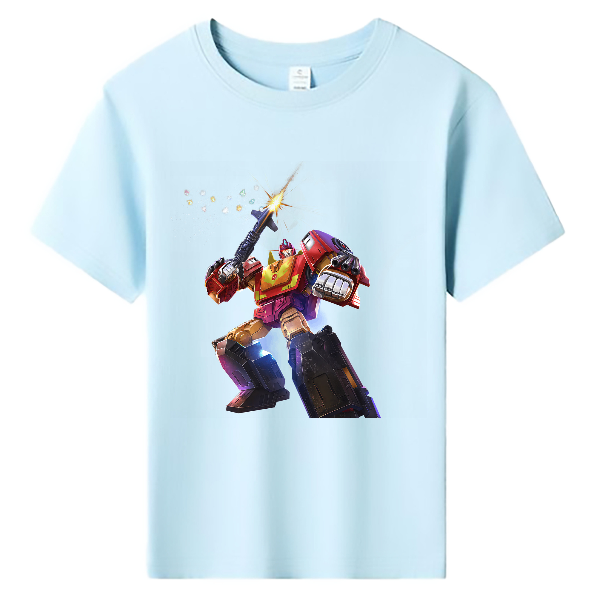 （画像用） Transformers トランスフォーマー 綿100％キッズTシャツ（フロントプリント）